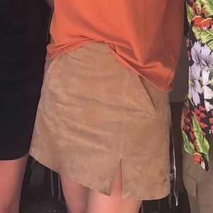 Blank NYC suede skirt